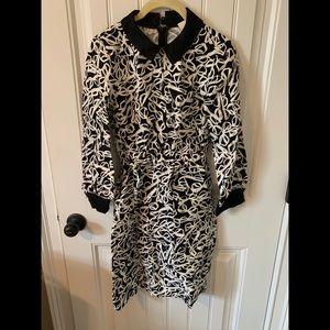 Kate Spade, Blake and white glasses print, sz 0-2